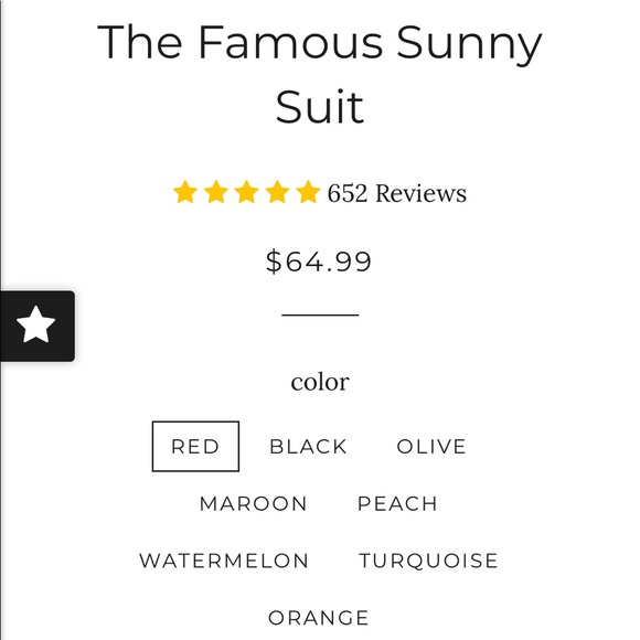 Red one piece - Picture 4 of 7